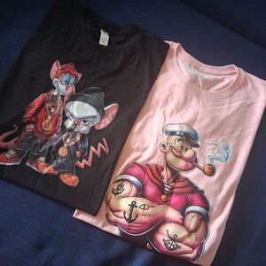 Bundle Cartoon Character Men's Black & Pink